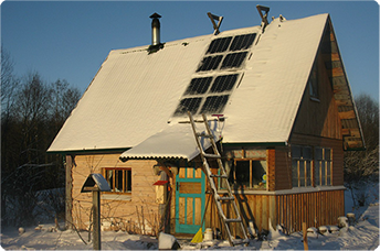 солнечные батареи для эко-дома